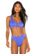 Laced Up Bralette Bikini Top