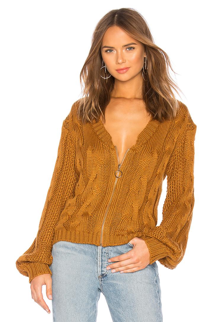 Charlotte Zip Cardigan