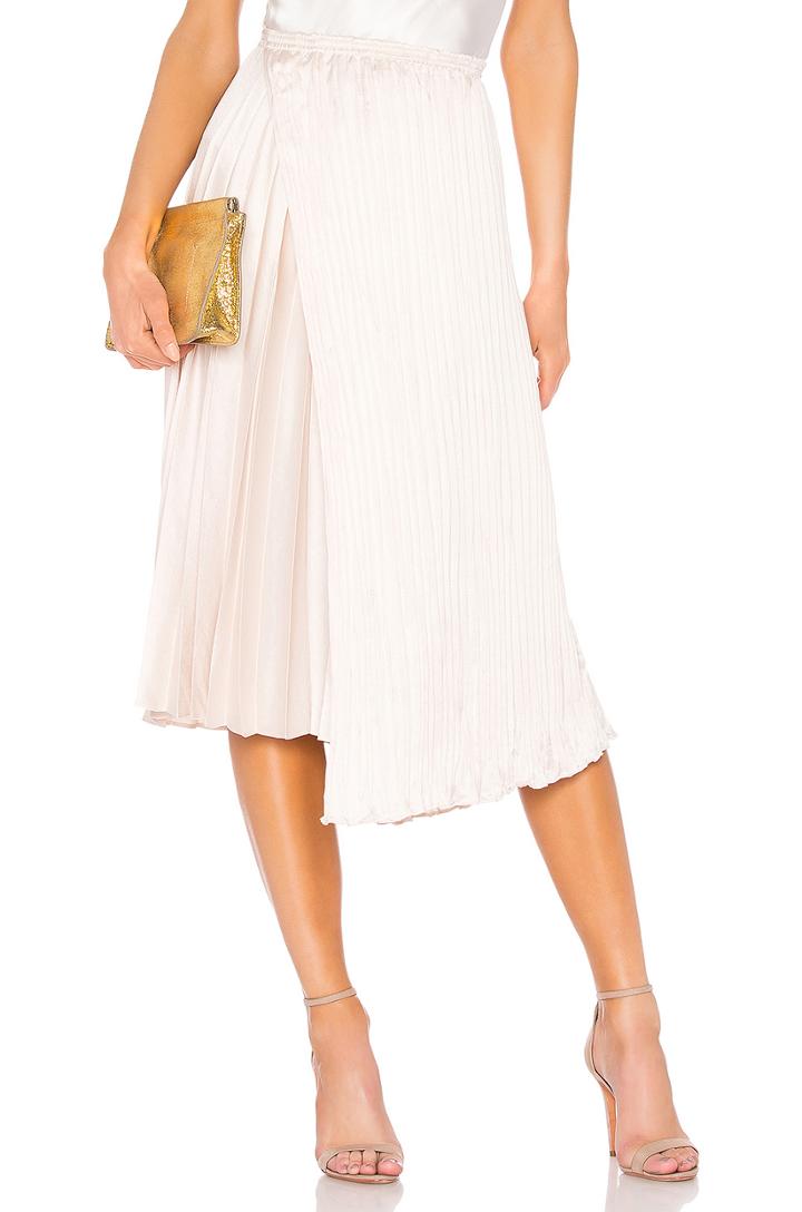 Mixed Pleat Skirt