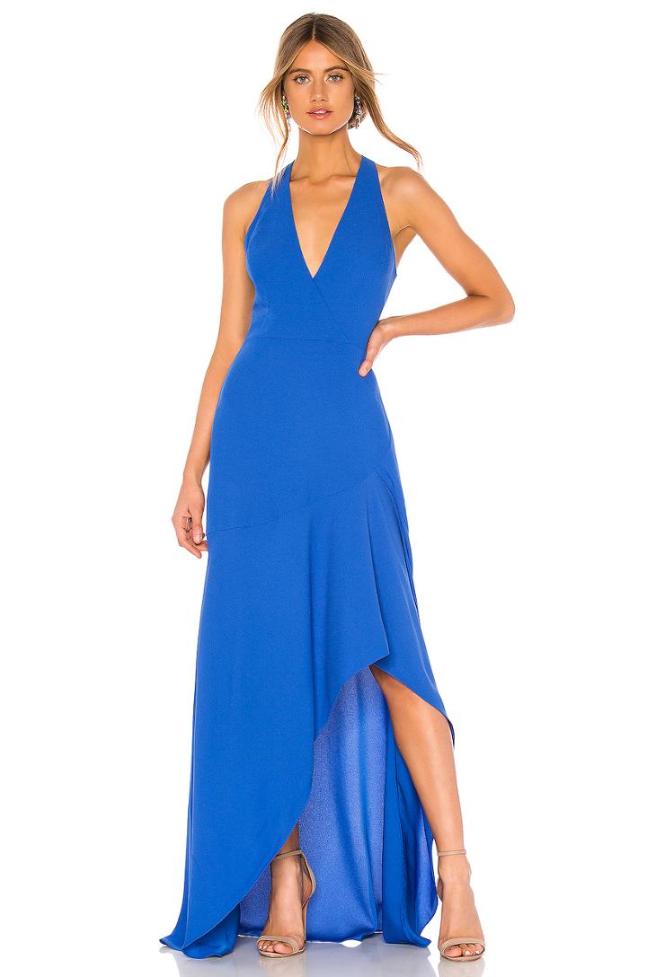 High Low Halter Gown