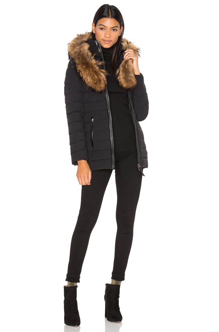 Kadalina Asiatic Raccoon Fur Coat