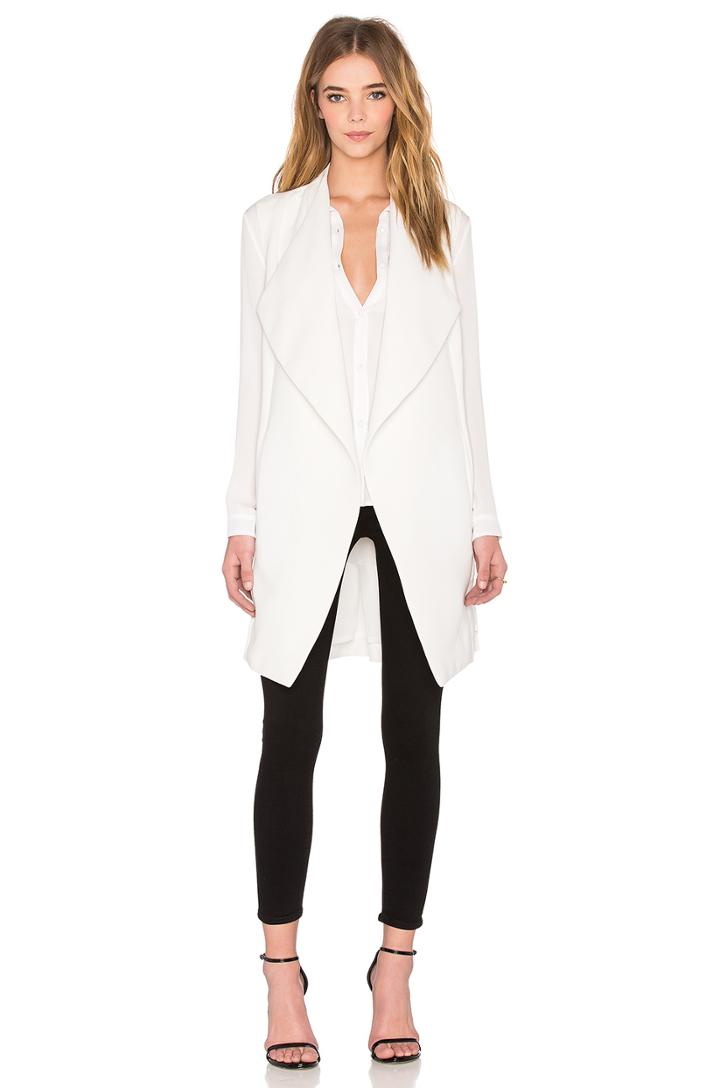 Draped Front Vest