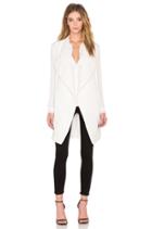 Draped Front Vest