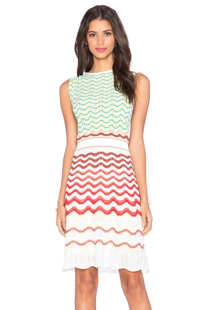Multi Stripe Shift Dress