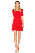 Short Sleeve Scoop Neck Mini Dress