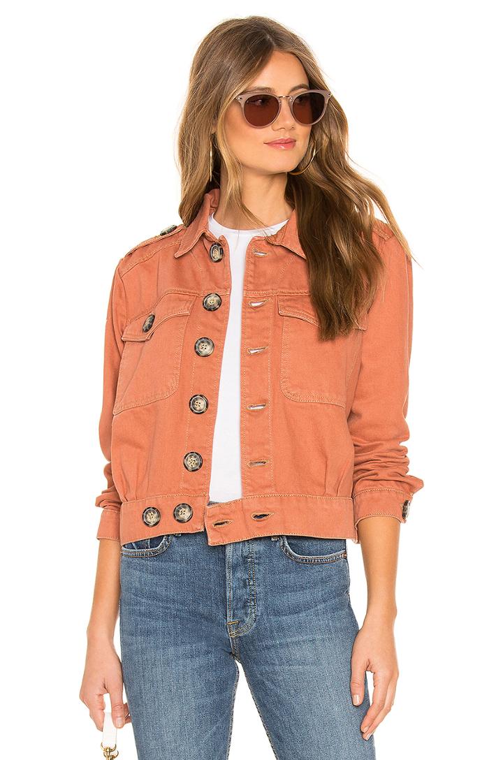 Denim Slouchy Eisenhower Jacket