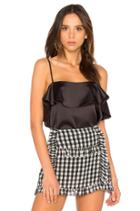 Ruffle Front Crop Cami