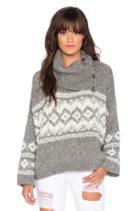 Fairisle Split Neck Sweater