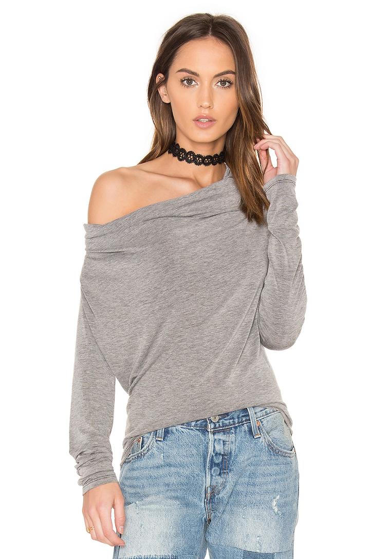 Mini Stripe Cowl Neck Top
