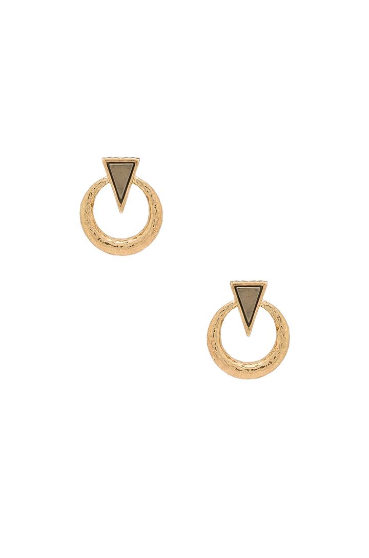 House Of Harlow Hymn To Selene Door Knocker Earring