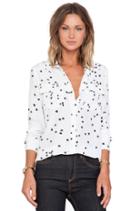 Slim Signature Star Print Blouse