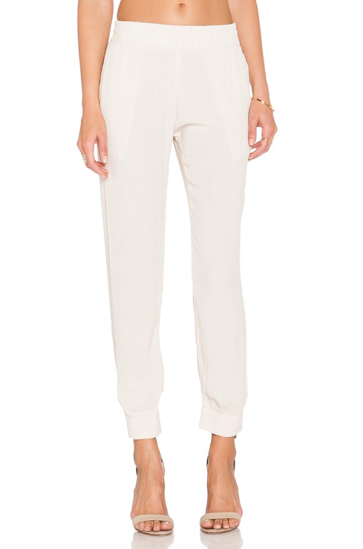 Permanent Collection Crepe Skinny Sweatpant