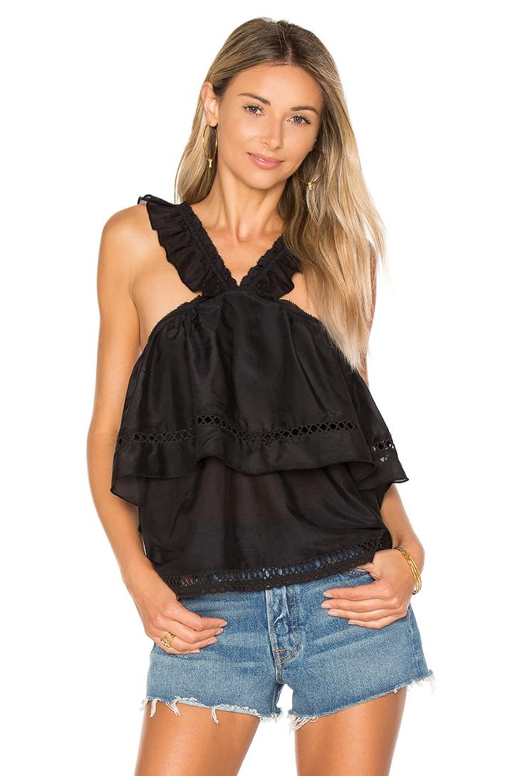 Brigitte Ruffle Tank