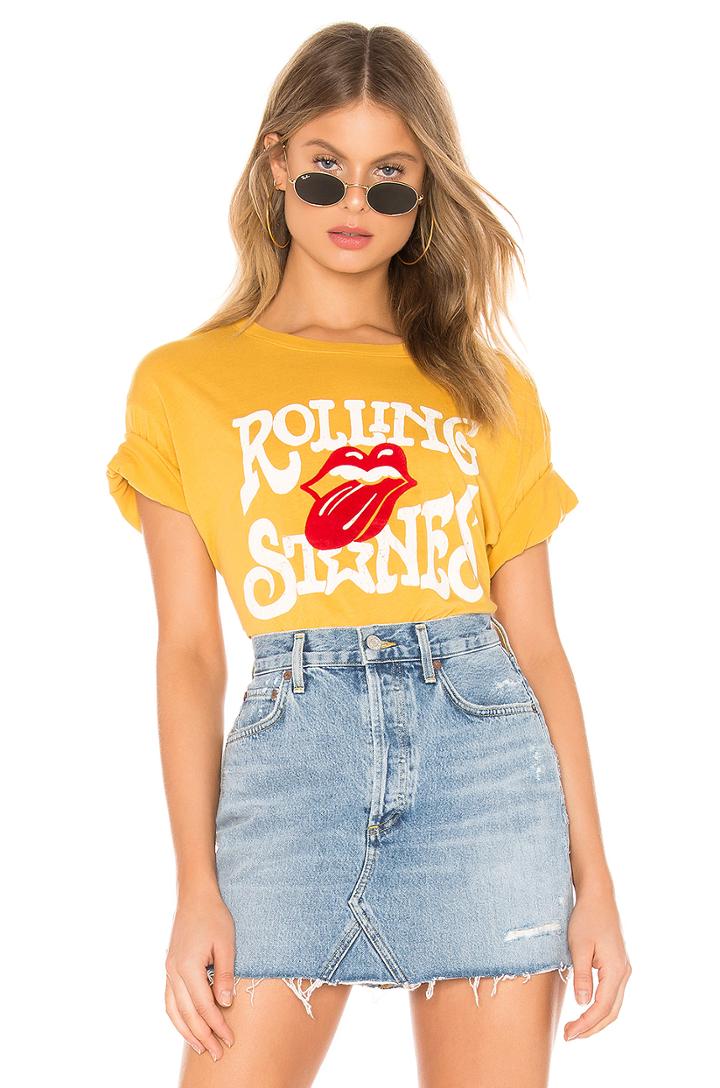 Rolling Stones Flocked Tee