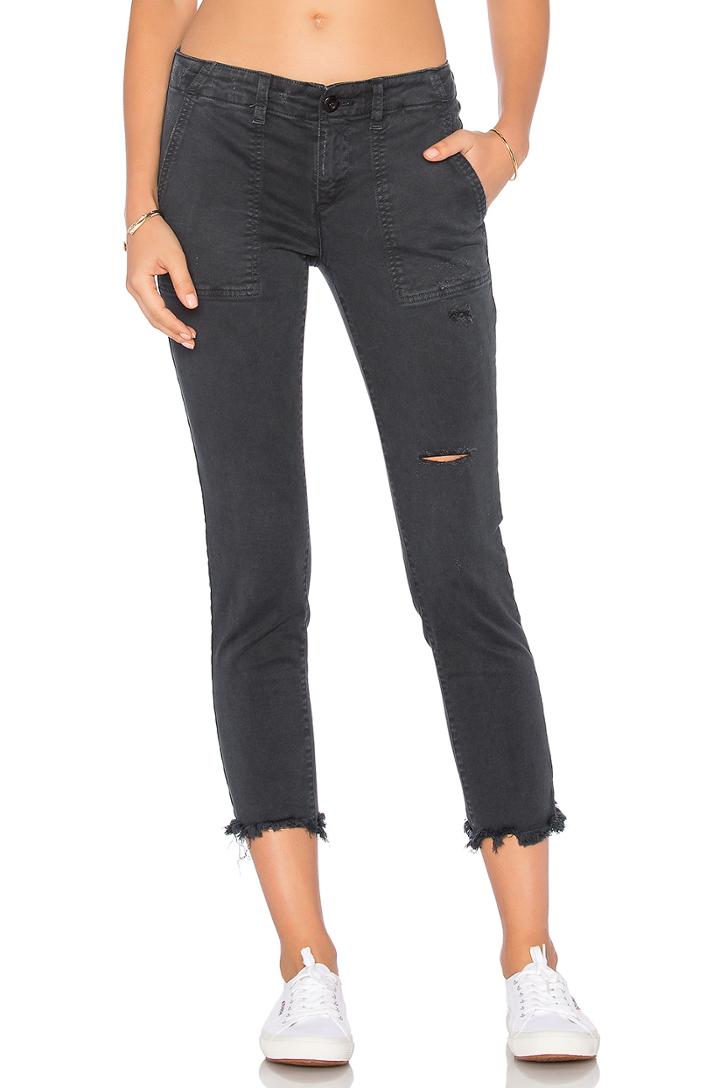 Shredded Twill Pant