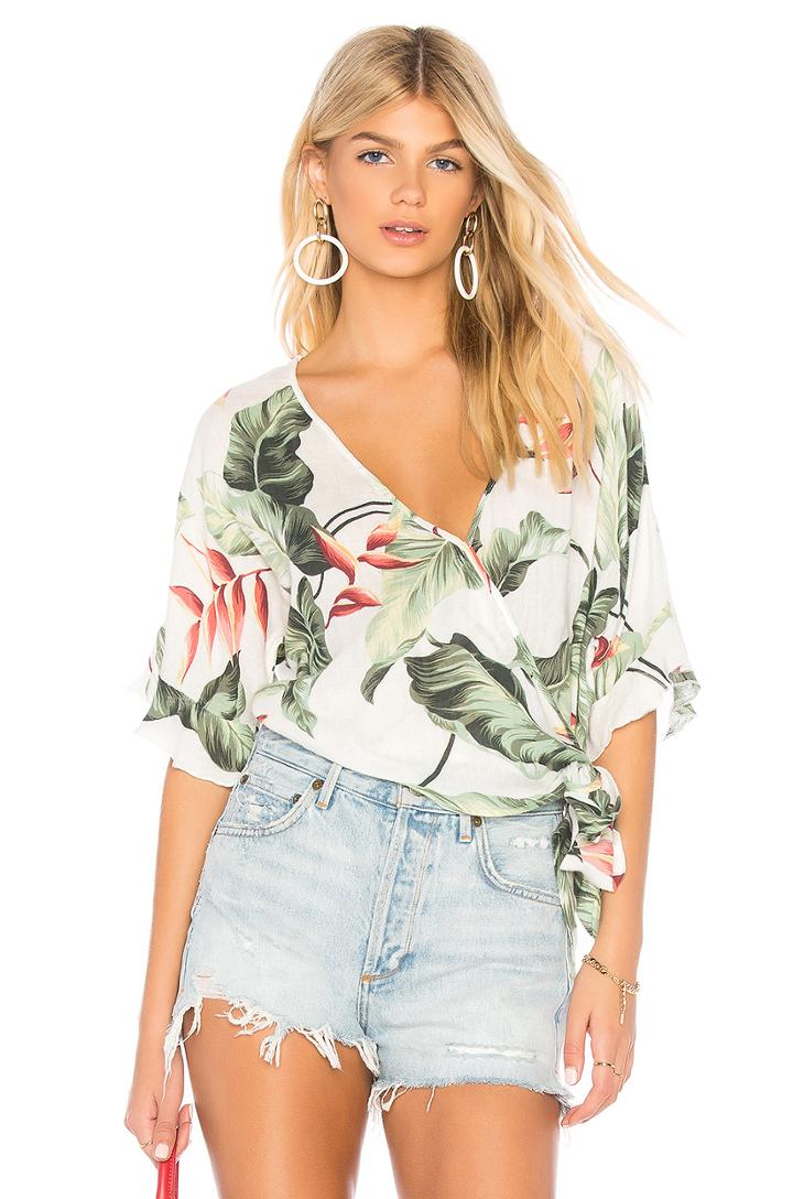 Athena Wrap Top