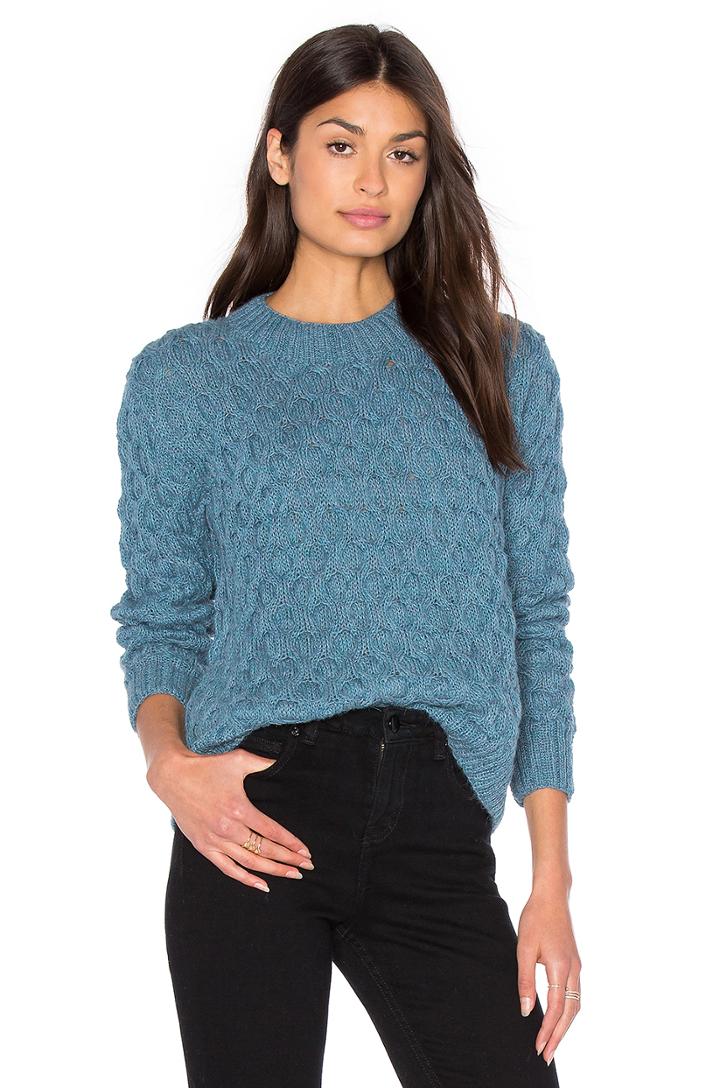 Honeycomb Crew Neck Sweater