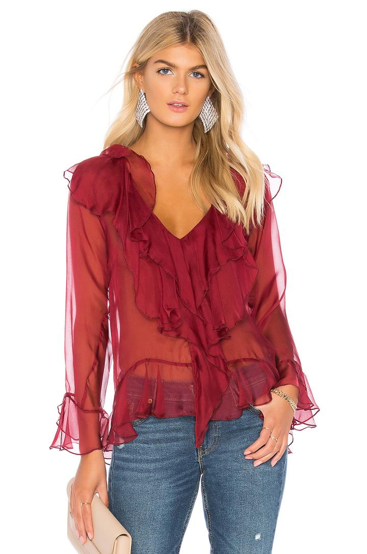 Waterfall Silk Top