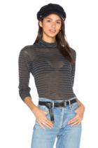 Stripe Turtleneck Tee