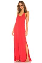 Draped Jersey Maxi Dress