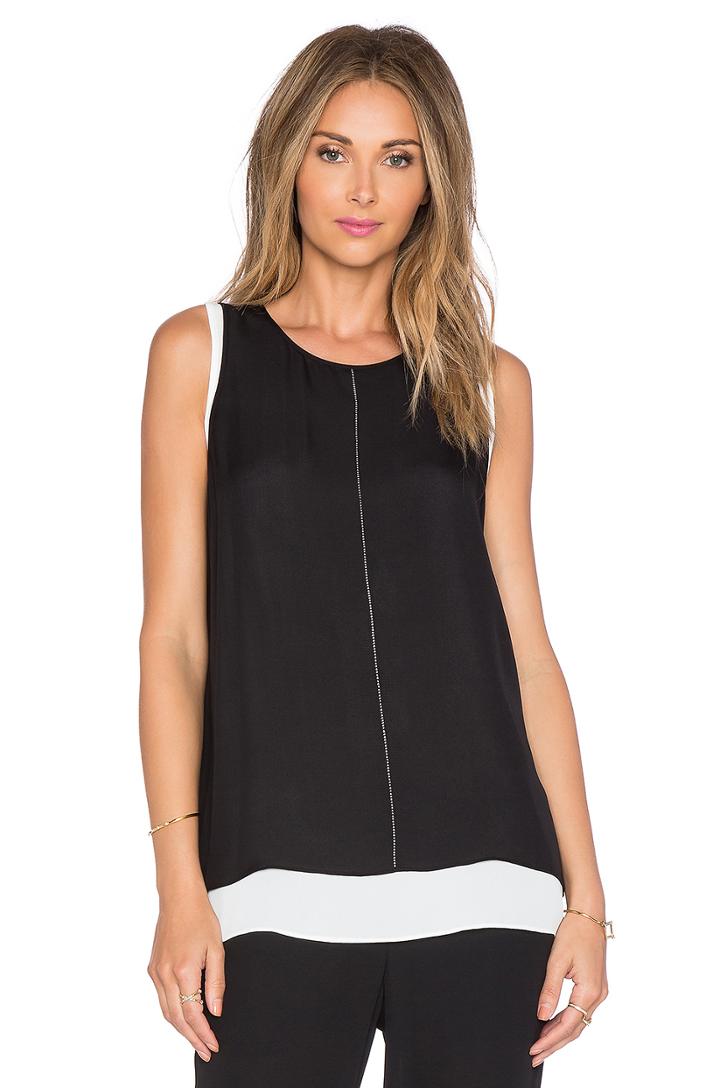 Cross Stitch Double Layer Tank