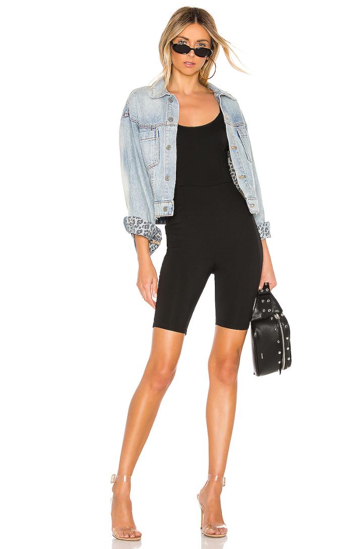 Nadia Biker Short Romper