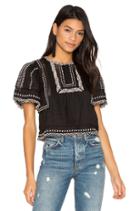 Short Sleeve Esme Embroidered Top