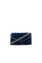 Eve Velvet Clutch With Gunmetal Chain