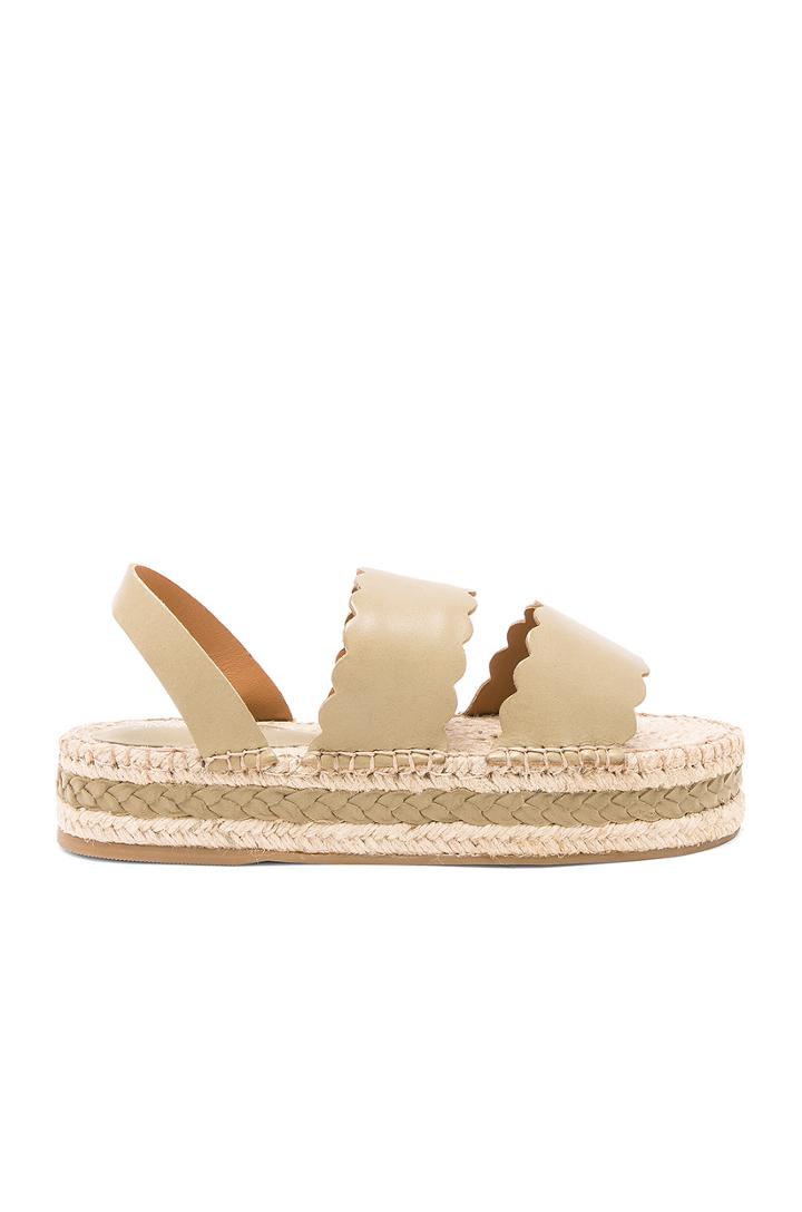 Scallop Espadrille Sandal