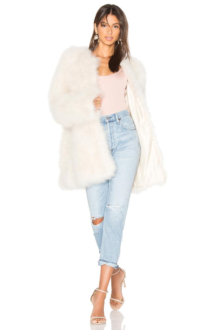 Marabou Feather Coat
