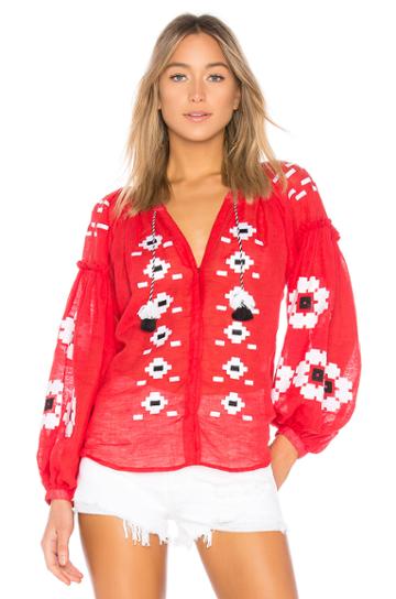 Ellie Linen Blouse