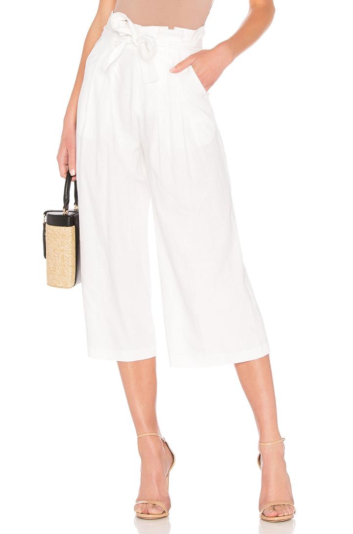 Wide Leg Paperbag Pant
