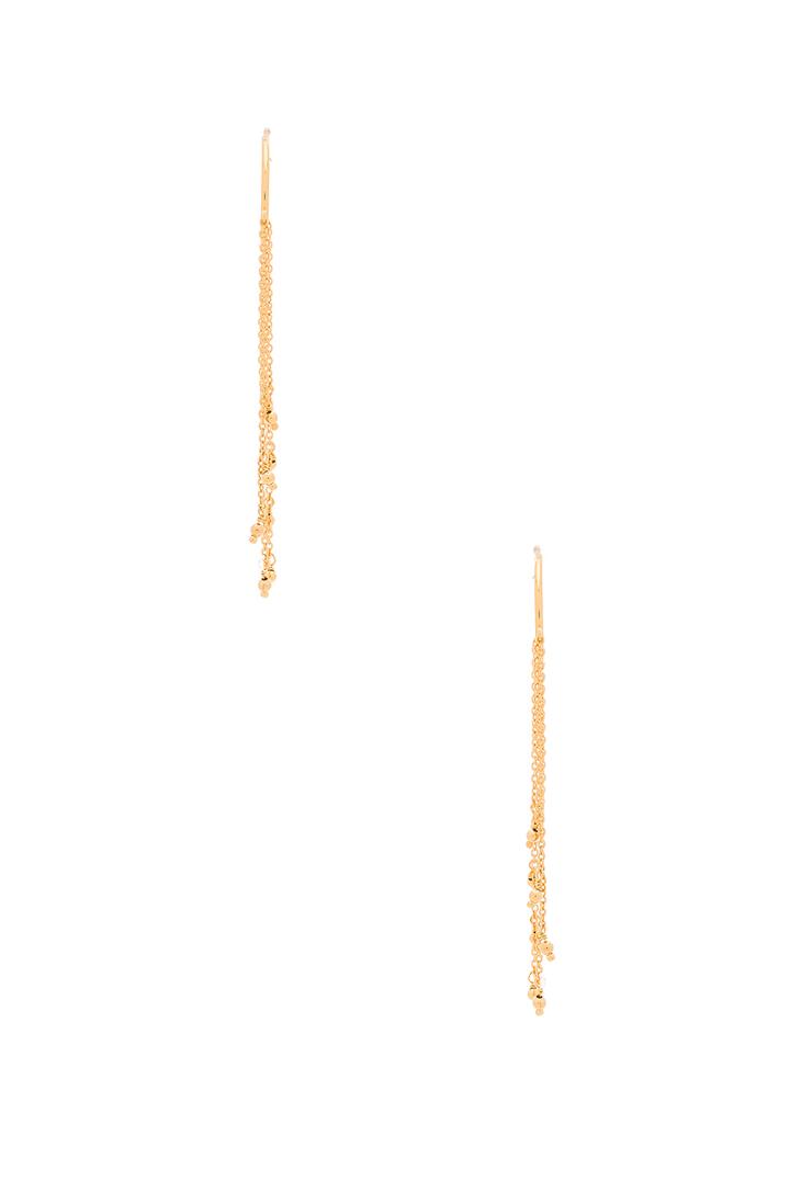 Sol Drape Hoop Earrings