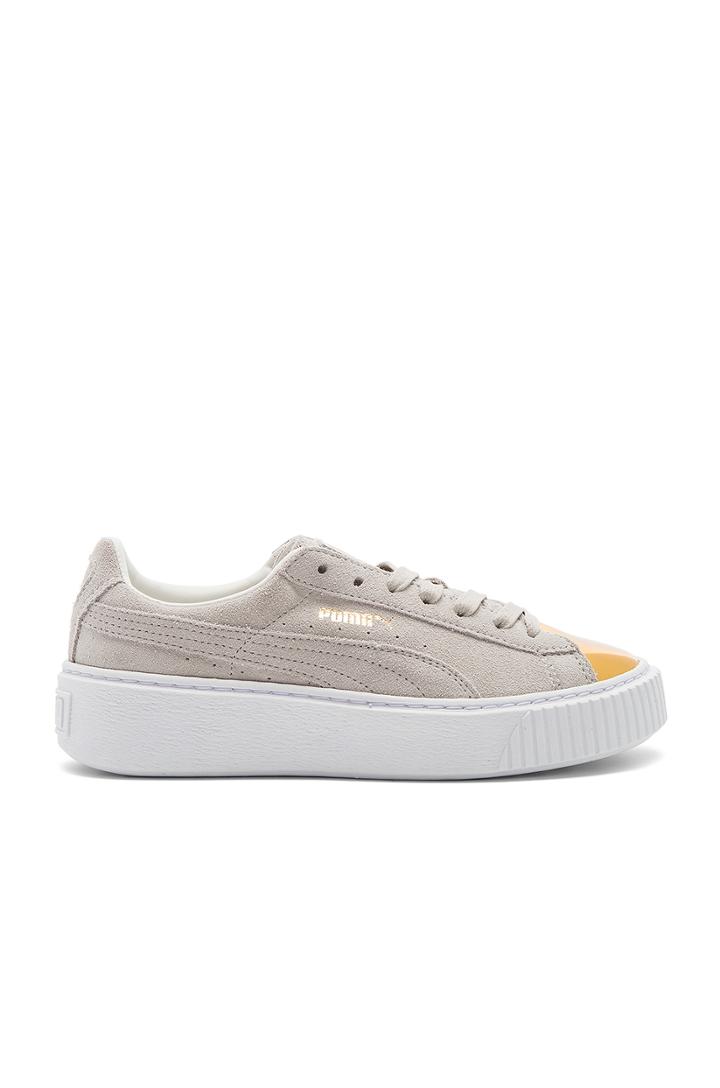 Suede Platform Sneaker