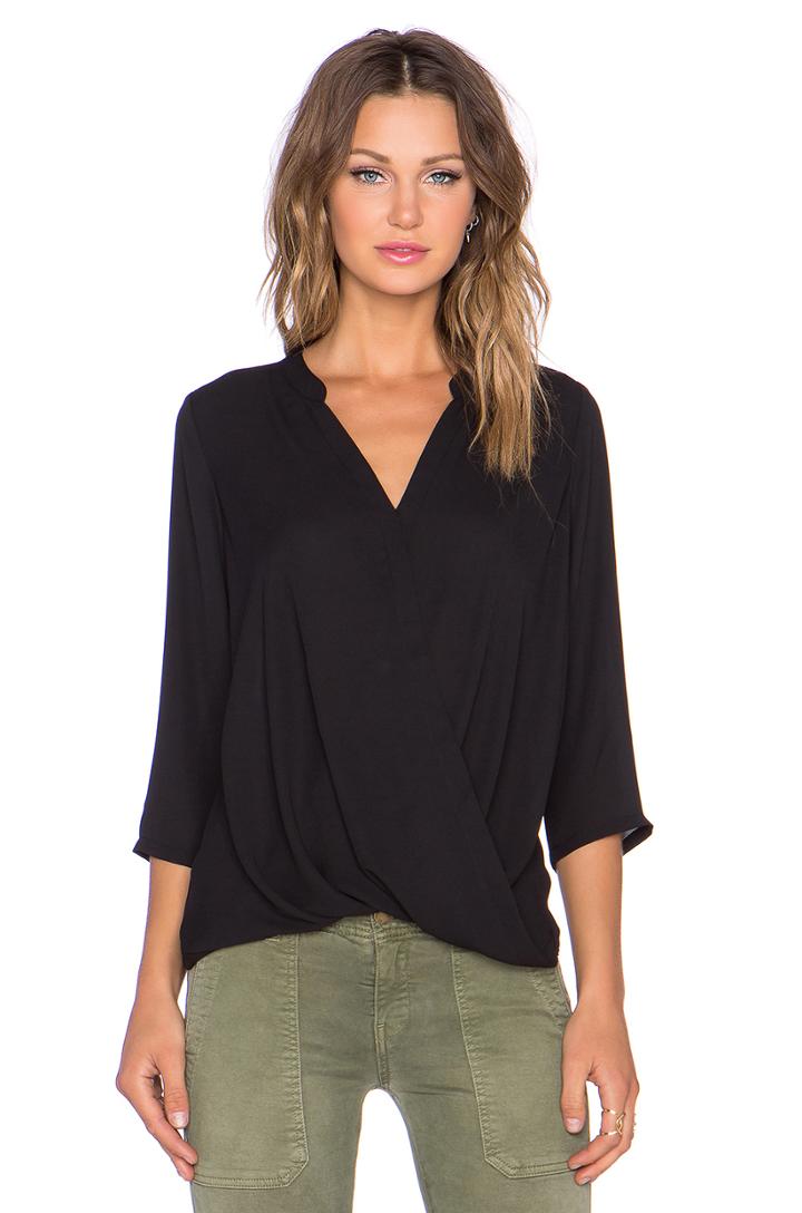 Surplice 3/4 Sleeve Top