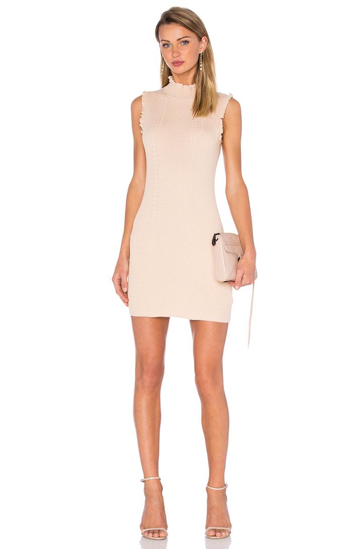 Knit Sleeveless Mock Neck Dress