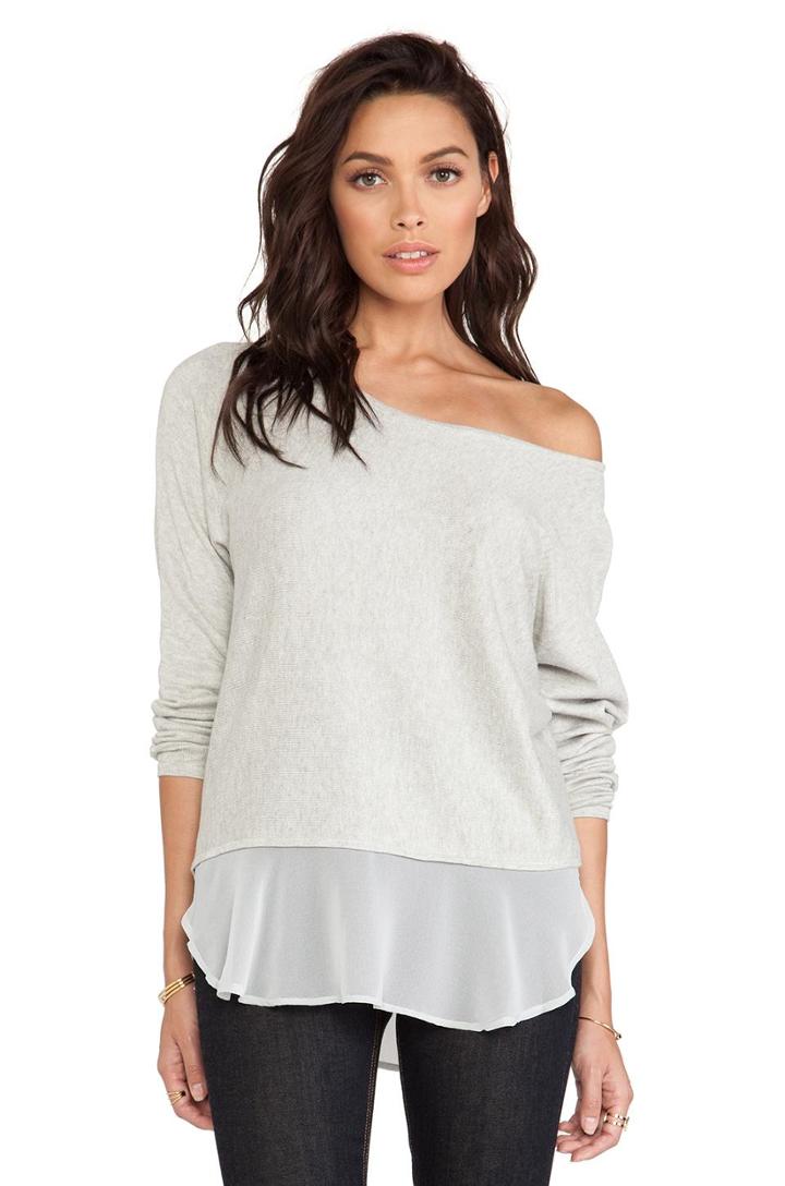 Rye Asymmetric Hem Sweater