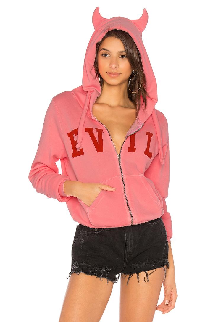 Evil Zip Up Hoodie