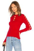 Fitted Lacehole Sweater