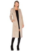 Draped Wool Car Coat