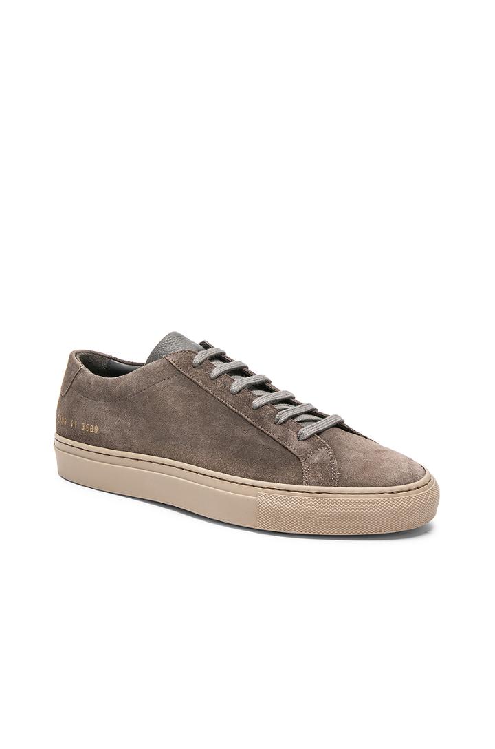 Waxed Suede Achilles Low