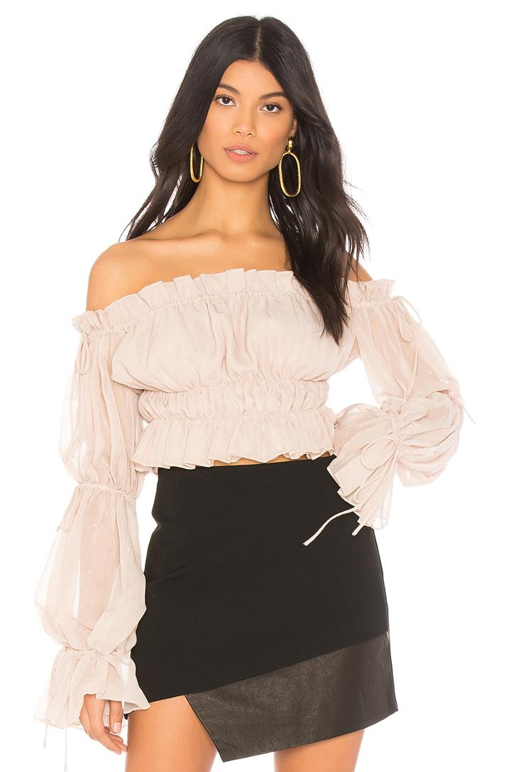 X Revolve White Sands Top