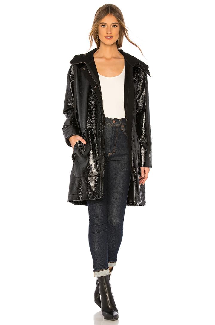 Varick Hooded Raincoat