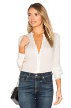 Deep V Button Up