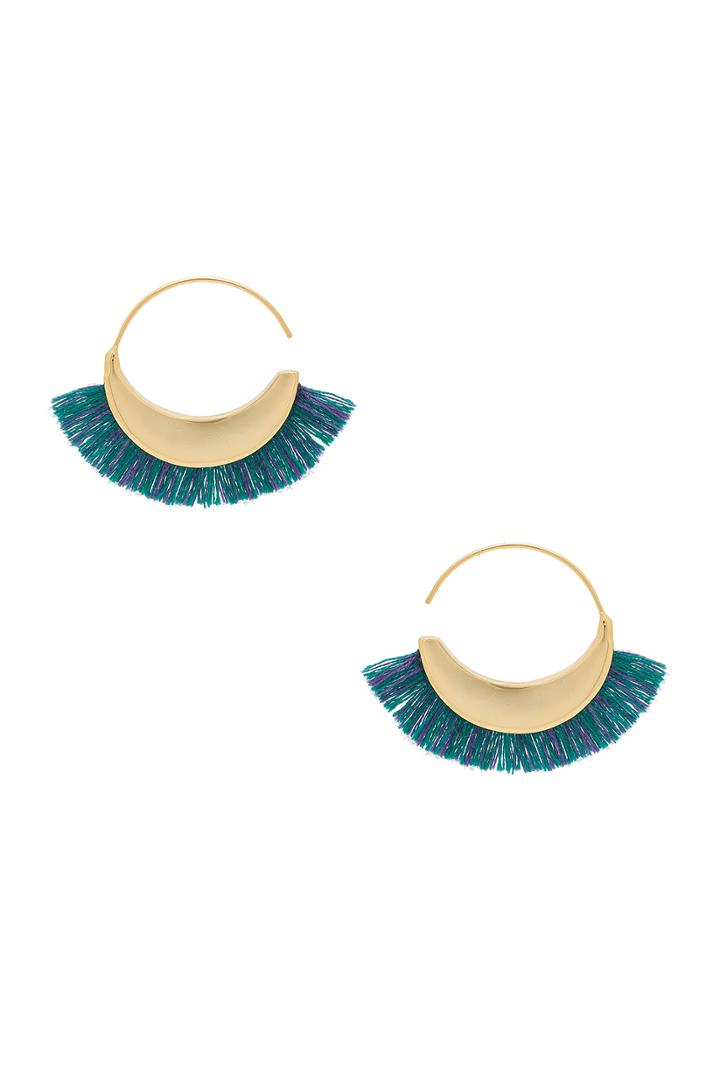 Thread Fringe Small Hoops