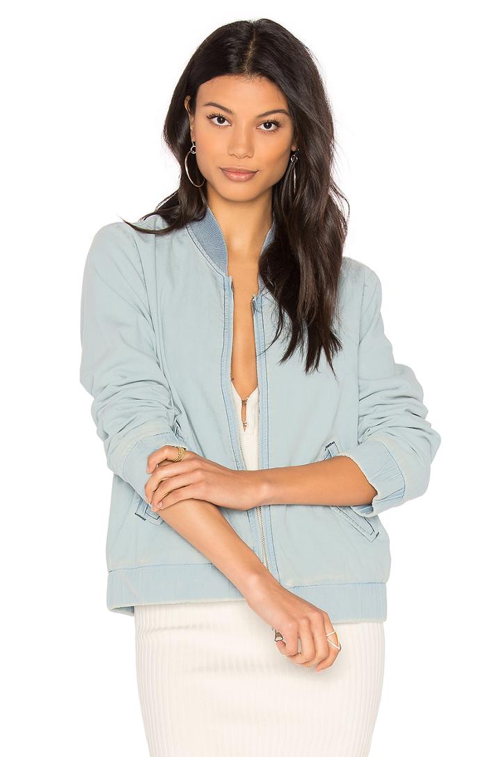 X Earnest Denim Bomber