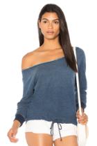 Tie Front Off The Shoulder Sweatshirt