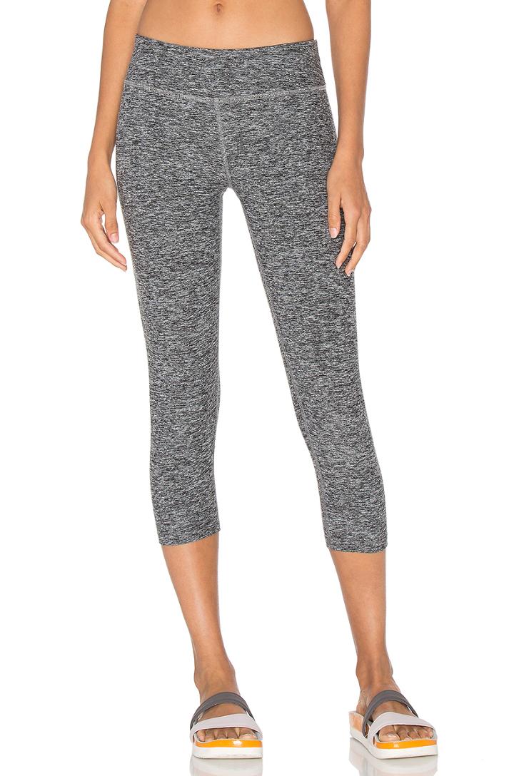 Spacedye Capri Legging Black & White
