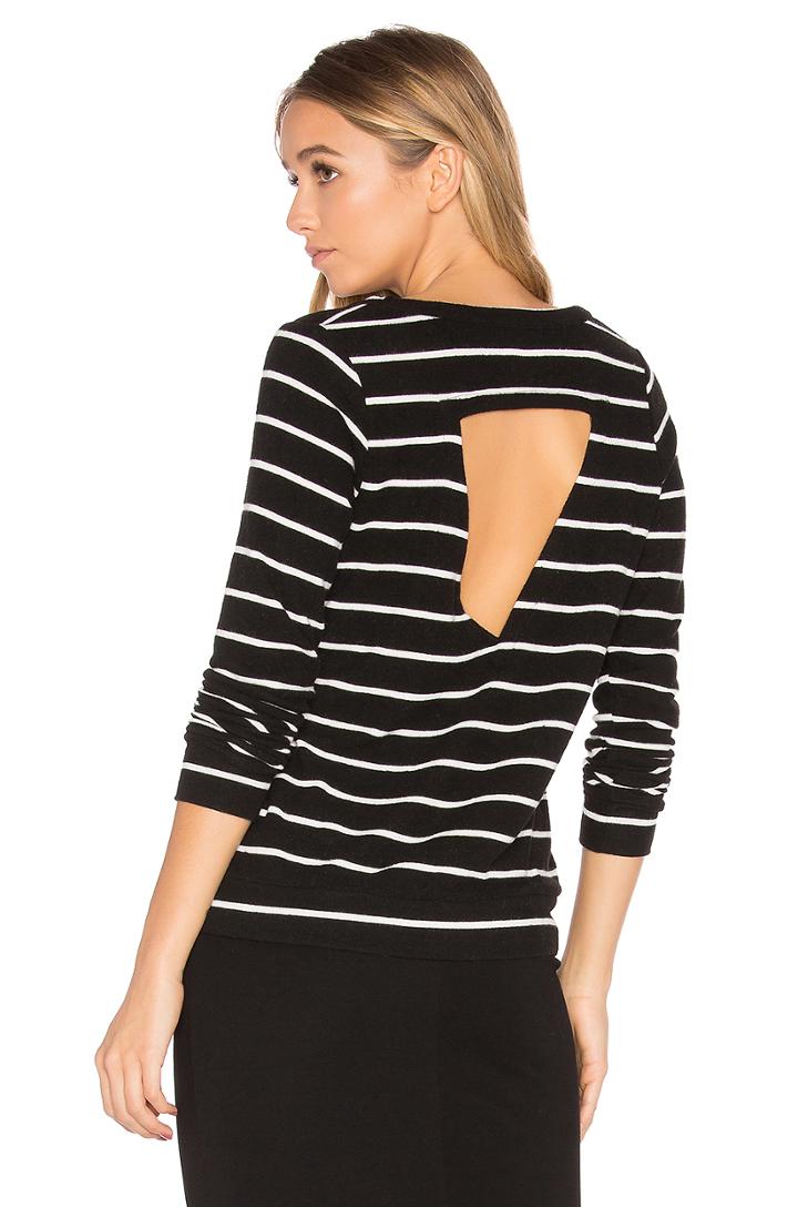 Triangle Open Back Pullover
