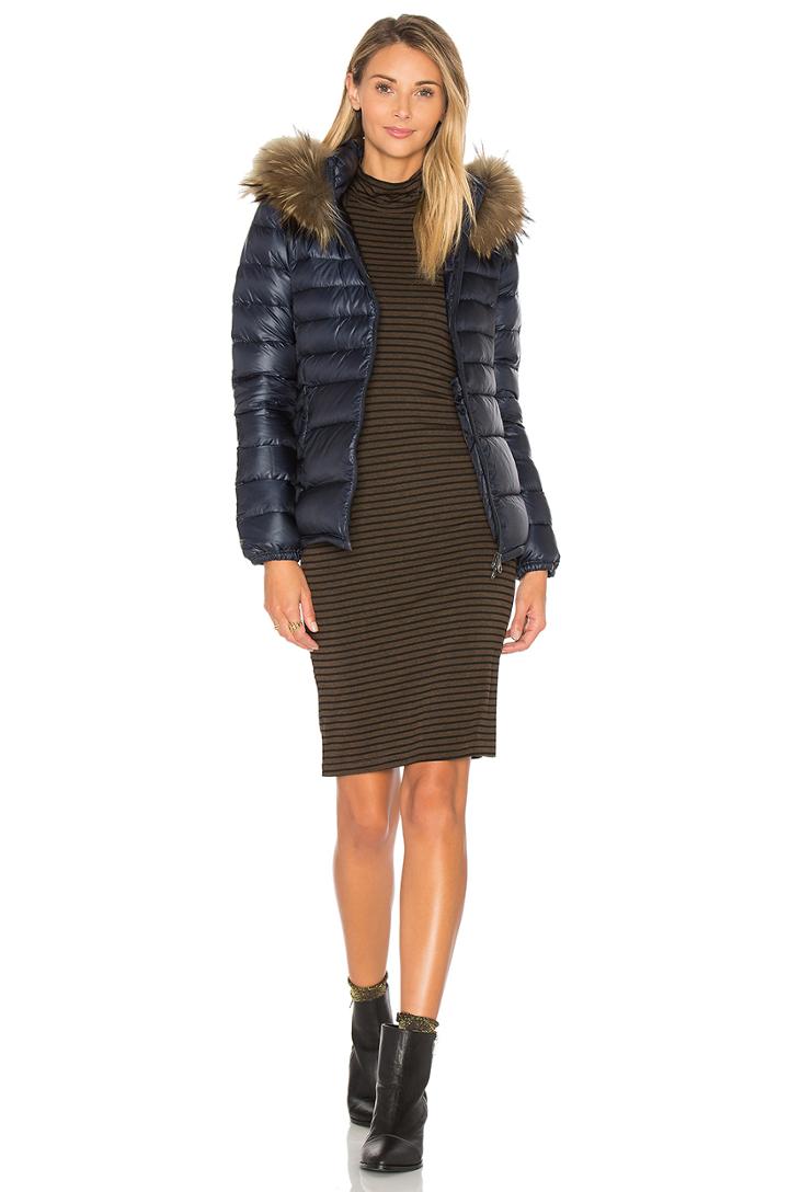 Nefele Jacket With Asiatic Raccoon Fur